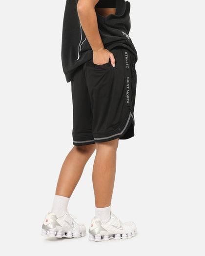 Saint Morta Athletc Taped Basketball Shorts Black