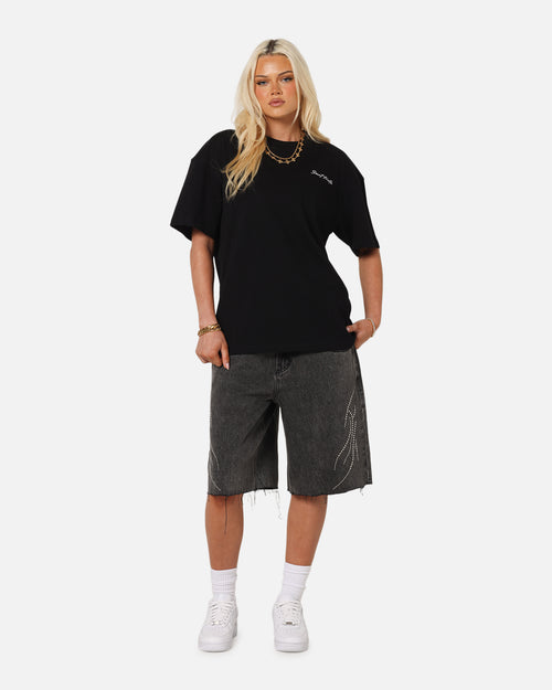 Saint Morta Sanctified Jorts Aged Grey