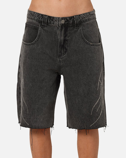 Saint Morta Sanctified Jorts Aged Grey