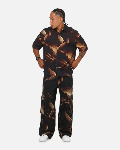 Saint Morta Rapture Cargo Pants Black/Orange