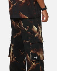 Saint Morta Rapture Cargo Pants Black/Orange