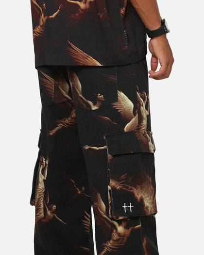 Saint Morta Rapture Cargo Pants Black/Orange