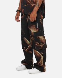 Saint Morta Rapture Cargo Pants Black/Orange