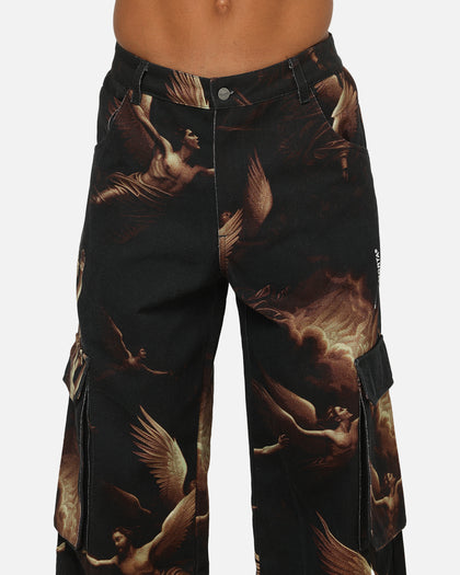 Saint Morta Rapture Cargo Pants Black/Orange