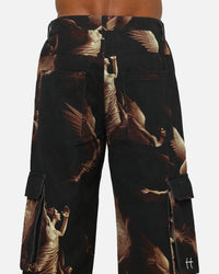 Saint Morta Rapture Cargo Pants Black/Orange