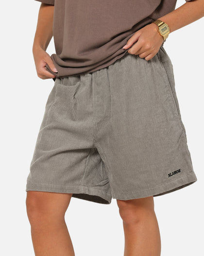 X-Large 91 Wide Corduroy Beach Shorts Pigment Grey