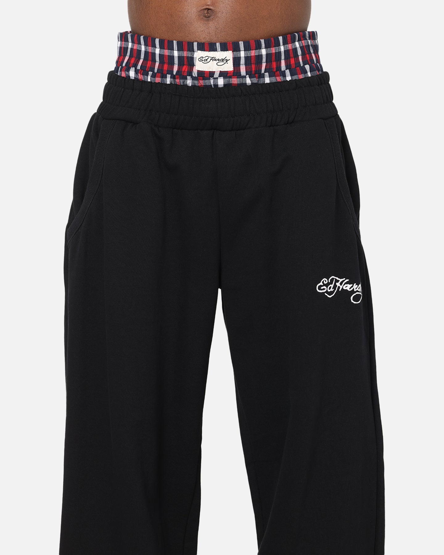 Ed Hardy Boxer Trackpants Black | Culture Kings NZ