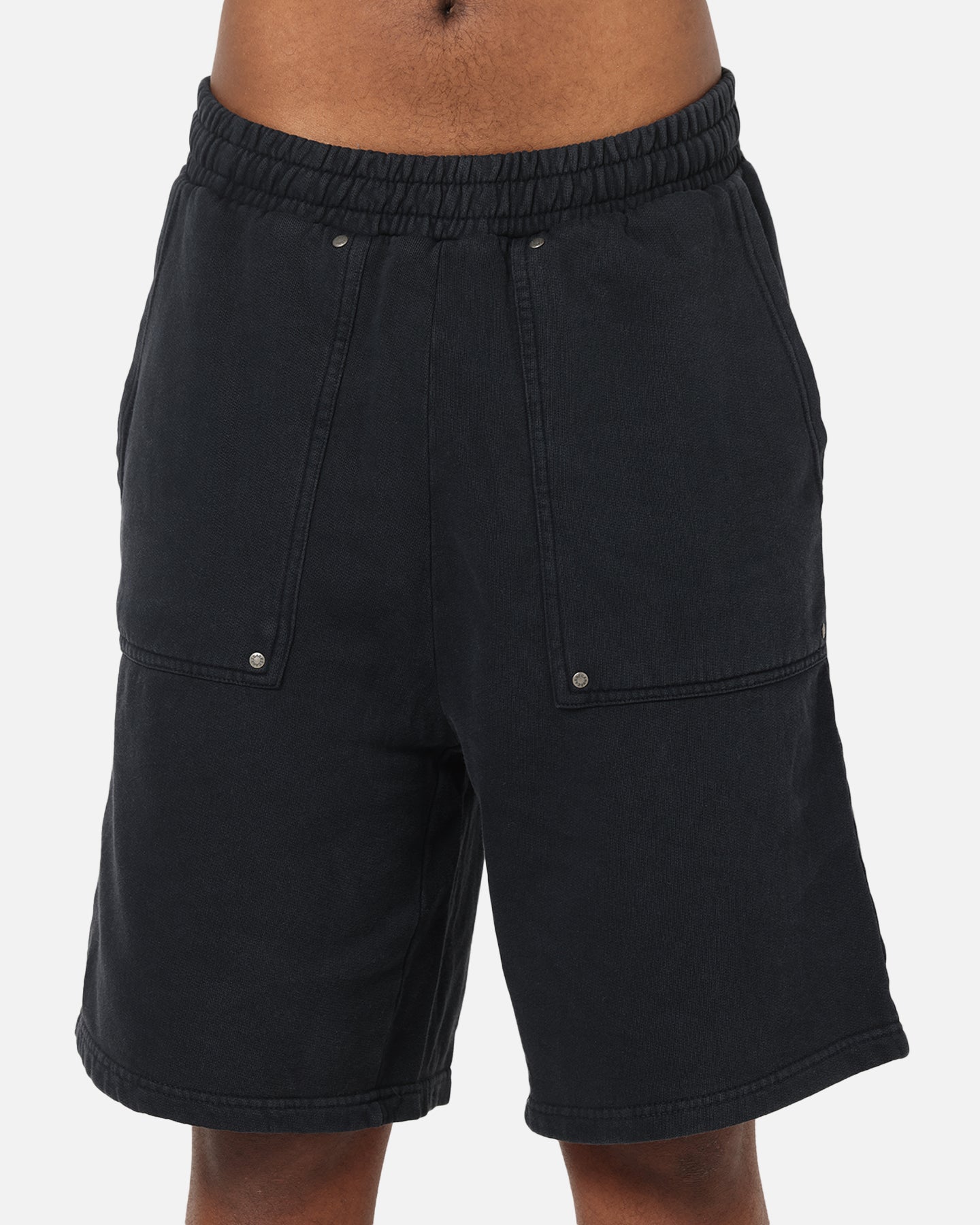 Carre Rivet Baggy Sweat Shorts Charcoal | Culture Kings NZ
