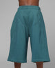 Loiter Destruct Sweat Shorts Teal