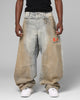 Loiter Layered Western Jeans Blue Wash