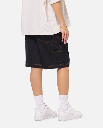 Carre Work Jorts Dark Washed Indigo