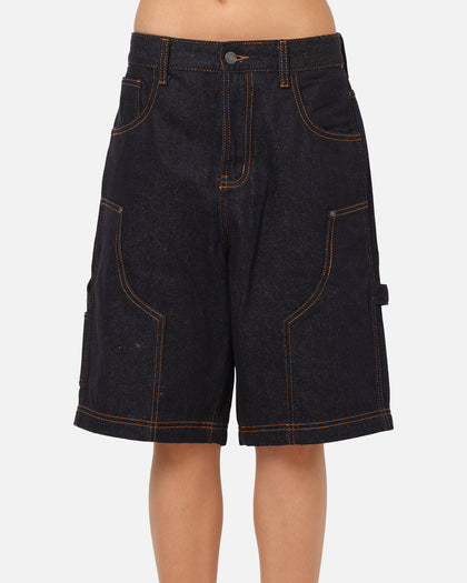 Carre Work Jorts Dark Washed Indigo