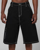 Loiter Biker Jorts Black