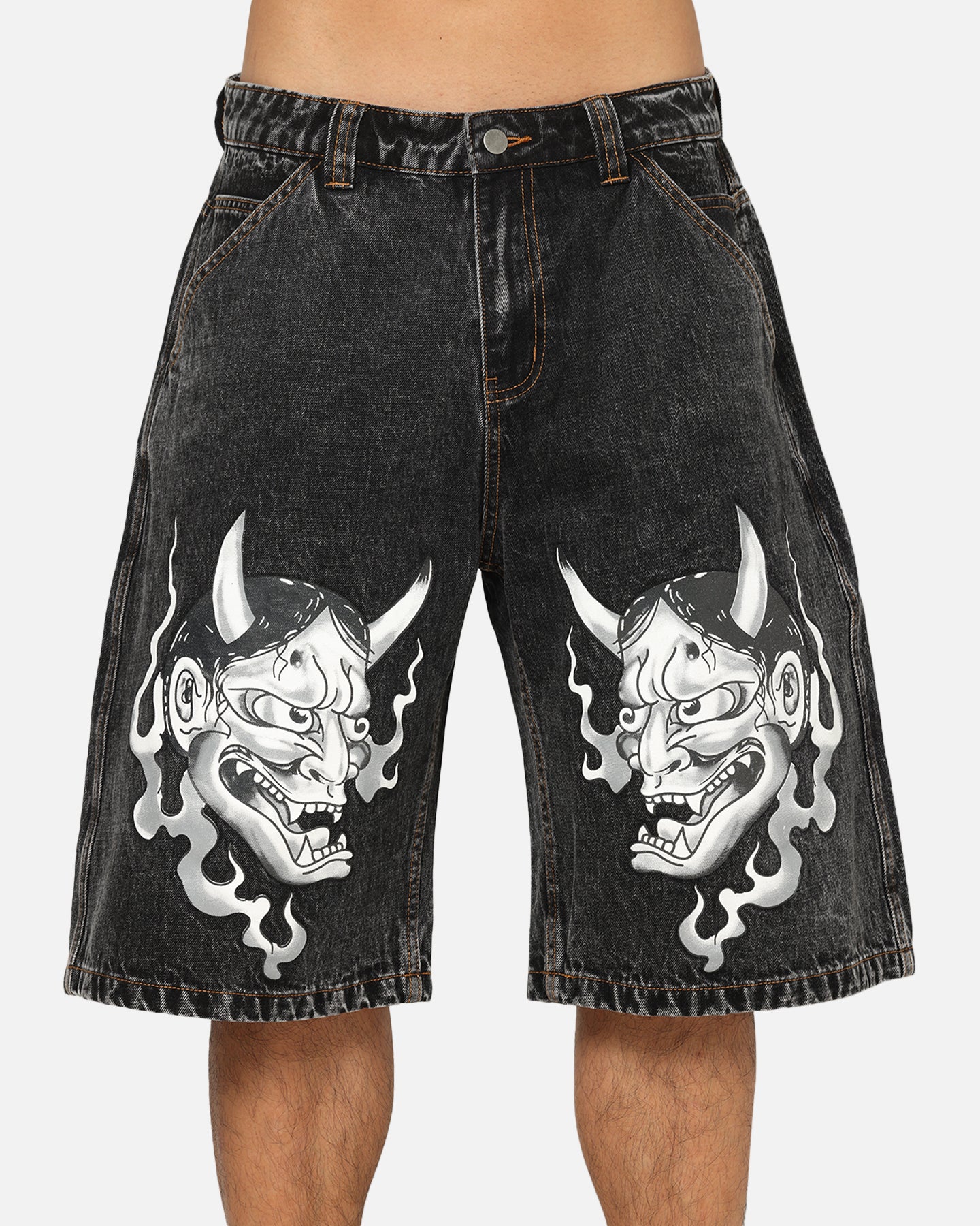 Ed Hardy Established 77 Denim Jorts Black | Culture Kings NZ