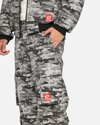Carre Camo Baggy Pants Black Camo