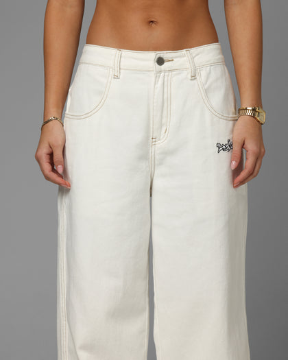Loiter Star Born Jeans Off White