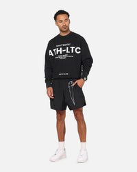 Saint Morta Dagger Sport Beach Shorts Black