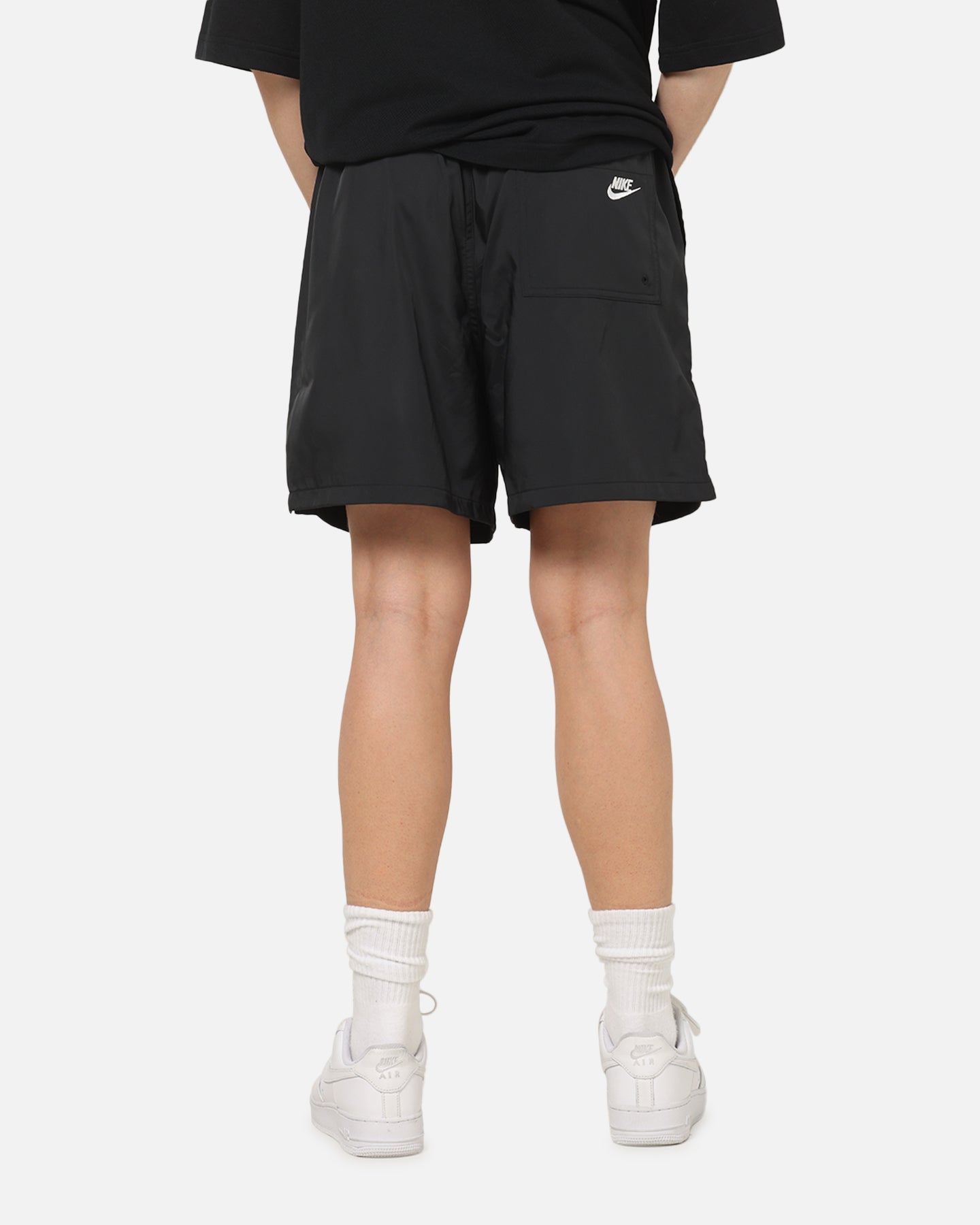 nike black club skirt shorts