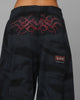 Loiter X Yu-Gi-Oh! Slifer Sky Dragon Sweatpants Black Wash
