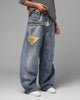 Loiter X Yu-Gi-Oh! Printed Yugi Denim Jeans Denim Blue