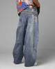 Loiter X Yu-Gi-Oh! Printed Yugi Denim Jeans Denim Blue