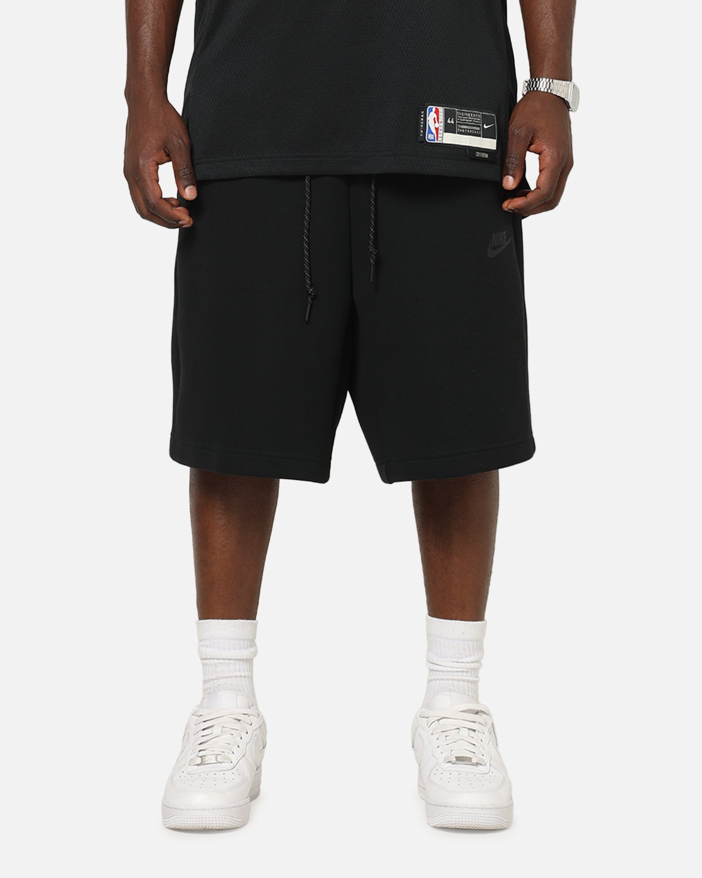 mens black nike sweat shorts