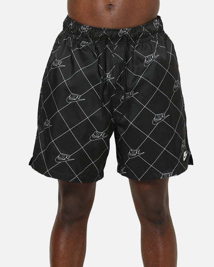 Nike Sportswear Club Woven Flow Shorts Black/Black/White