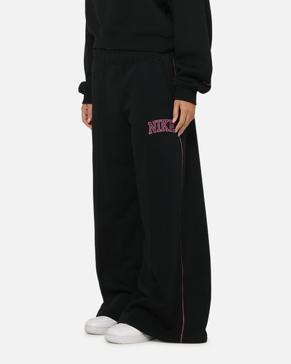 Nike Women's Sportswear Phoenix Fleece Wide Leg Pants Black