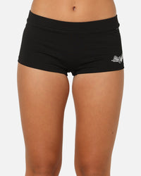 Von Dutch Women's Mini Booty Shorts Black