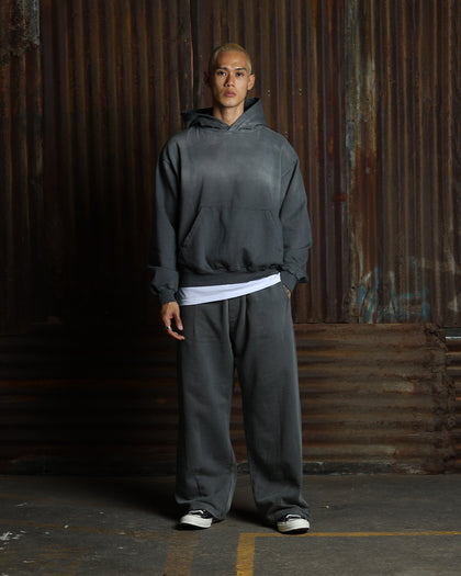 American Thrift Wide Leg Pants Washed Charcoal