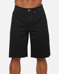 Saint Morta Amplus Divinity Khaki Shorts Black