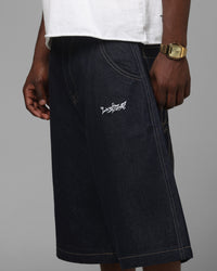 Loiter Star Born Jorts Raw Indigo