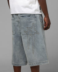 Loiter Star Born Jorts Light Blue
