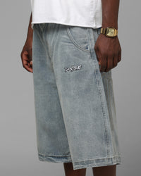 Loiter Star Born Jorts Light Blue