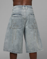 Loiter Star Born Jorts Light Blue