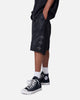 MNML Ultra Baggy Stud Leather Shorts Black