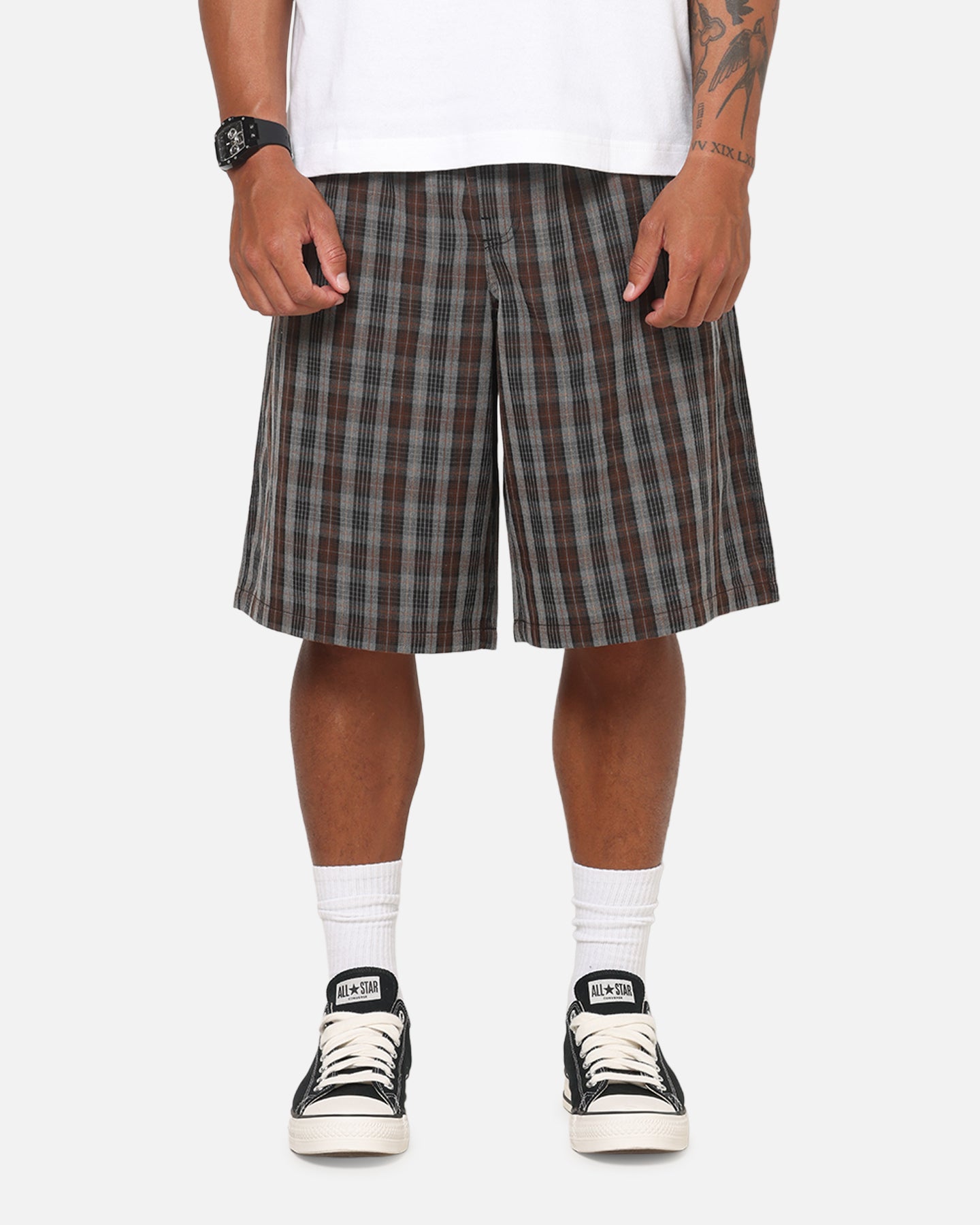X-Large Baggy 91 Shorts Checkered | Culture Kings NZ