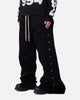 MNML Wide Panel Side Snap Pants Black