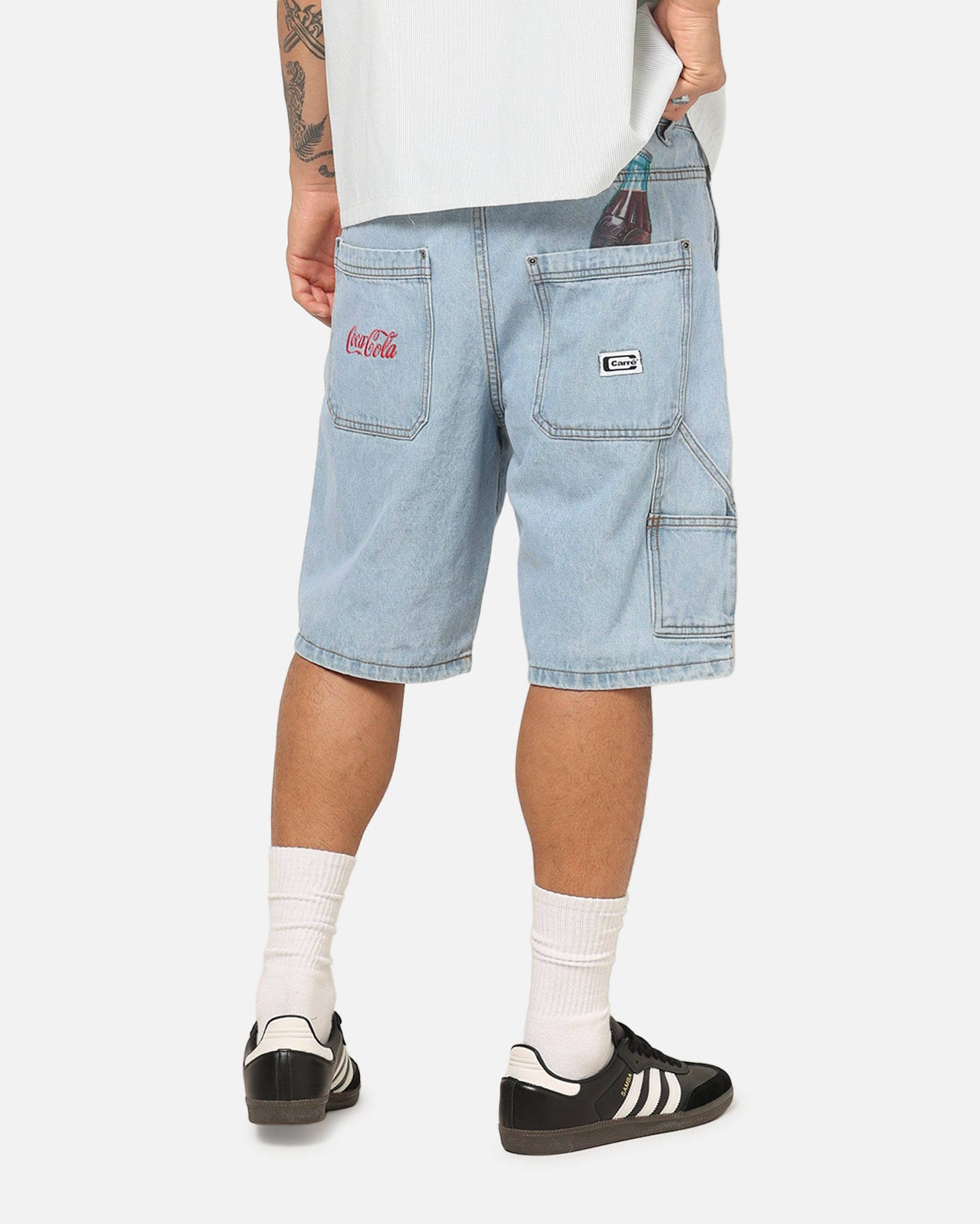 Carre Carré X Coca Cola Utility 86 Jorts Blue | Culture Kings NZ