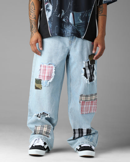 Loiter Patchwork Jeans Denim