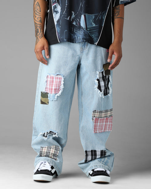 Loiter Patchwork Jeans Denim