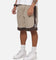 Carre Script Boardshorts Brown