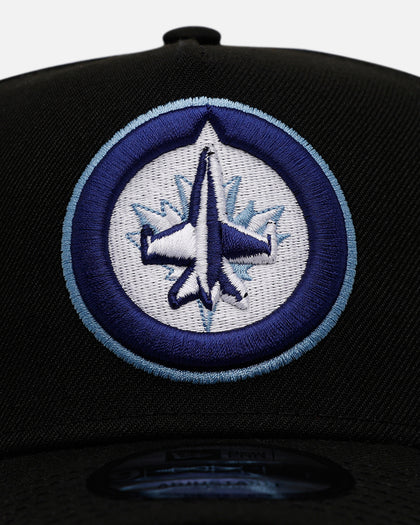 New Era Winnipeg Jets 'Black And Sky Blue' 9FORTY A-Frame Snapback Black/Sky Blue