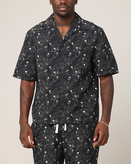 Saint Morta Netherworld Button Up Shirt Multi