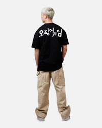 73Studio X Squid Game Masked Men Heavyweight T-Shirt Black