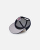 American Needle Twill Valin Patch Trucker Snapback Ivory/Navy