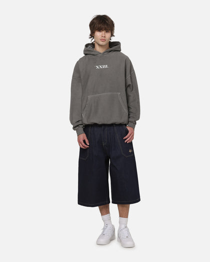 XXIII Rose Hoodie Washed Charcoal/White