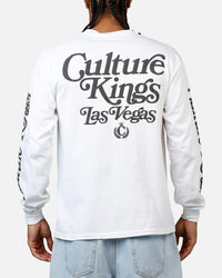 Culture Kiings Las Vegas Long Sleeve T-Shirt White