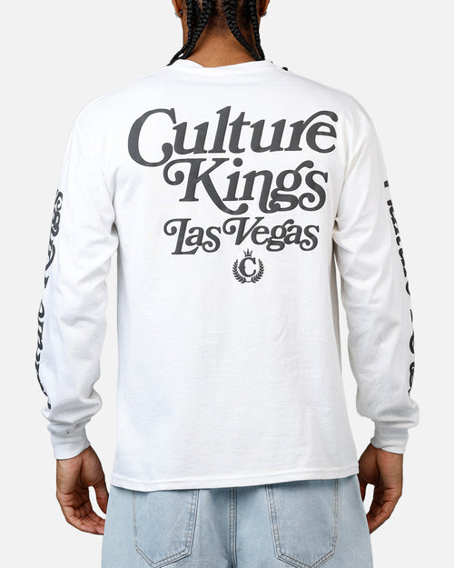 Culture Kiings Las Vegas Long Sleeve T-Shirt White