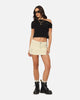 Ed Hardy Women's Cargo Mini Skirt Stone